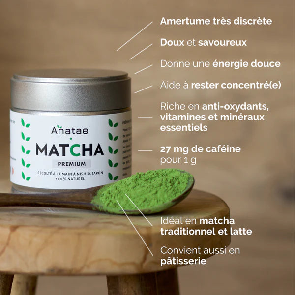 Thé Matcha Premium Bio 30g – Anatae